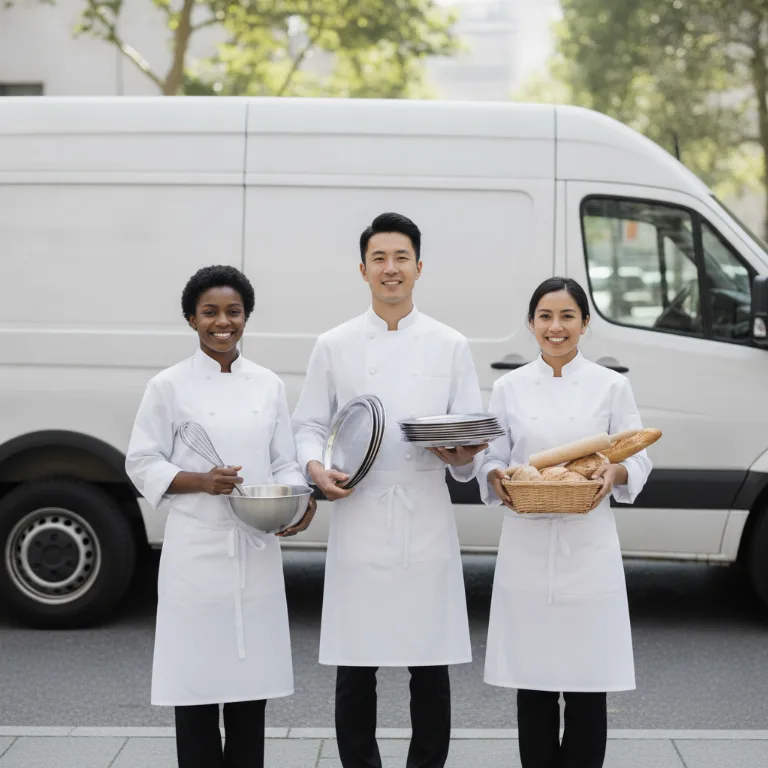 Catering team in Rialto